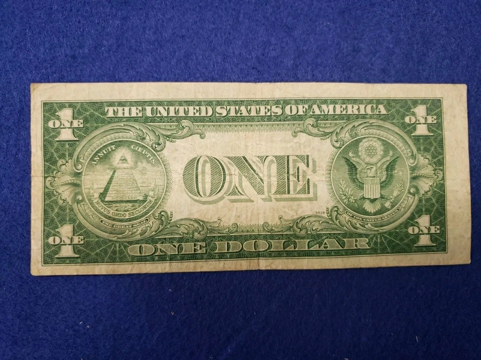 1935 A $1 One Dollar Silver Certificate North Africa WWII Emergency Issue - Image 2 of 2