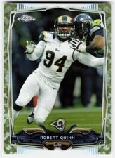 2014 Topps Chrome Camo Refractors Robert Quinn #74 Rams /499
