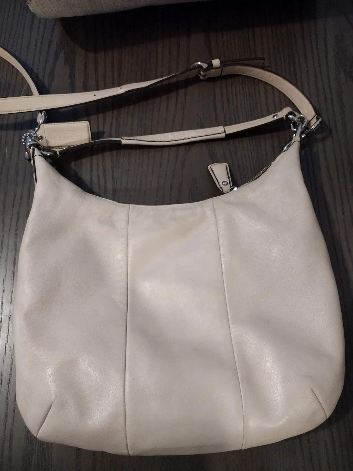 Coach Borsa a tracolla Hobo in pelle F22306 beige