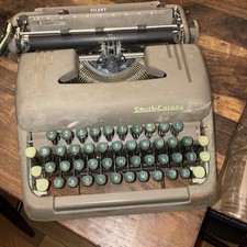 Vintage 1950's Grey Smith Corona Silent-Super Typewriter thumbnail