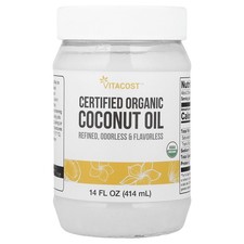 Certified Organic Coconut Oil, 14 fl oz 414 ml