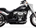Vance and Hines 46380 Gen 2 M8 Wide Tire Softail Big Radius Exhaust System BLK