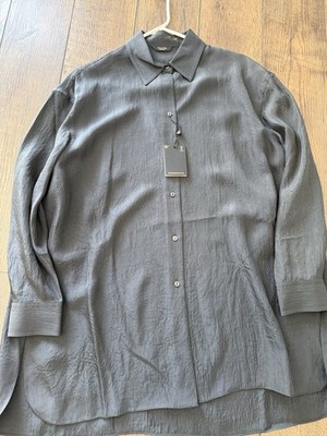 New Massimo Dutti Flowing oversized long sleeve shirt/pants set size M/L