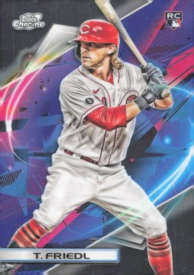 2022 Topps Chrome Cosmic #117 - TJ Friedl Cincinnati Reds Rookie