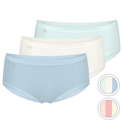 3er Pack - Sloggi - Basic+ - Damen - Unterhose - Unterwäsche - Slip - Midislip -