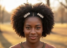 Handmade Cowrie Shell Hair Barrettes Boho Beach Tribal Hair Clips Set