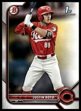 2022 Bowman Draft #BD-13 Justin Boyd