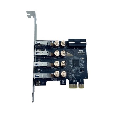 PCIe auf 4 Port USB-A 4Pin  5Gbps PCI Express Erweiterungskarte USB 3.2GEN12090