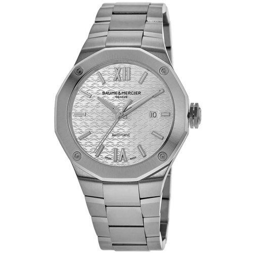 New Baume & Mercier Riviera Automatic 42mm Silver Dial Men's Watch 10622