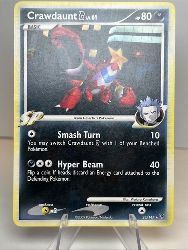 MP- Crawdaunt G 23/147 Regular/Non-Holo Supreme Victors AUTHENTIC Pokemon Card
