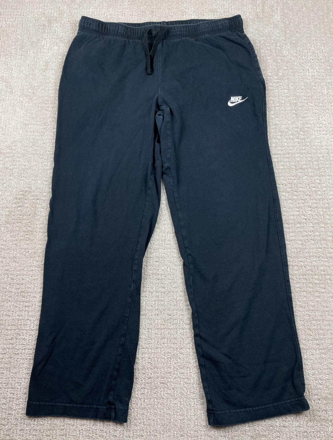 Nike Sweatpants Men Large Sportswear Club Fleece Drawstruing Swoosh Baggy 804421