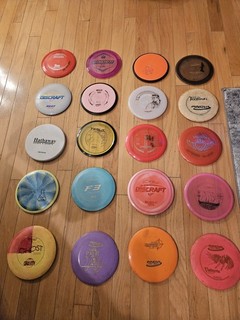 Lot of 20 Disc Golf Discs New & Used ( Innova MVP Discraft Lat64 etc)