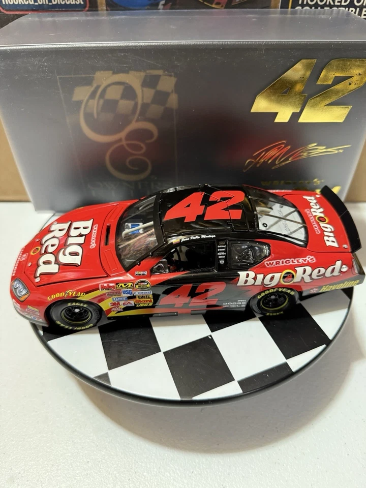 Juan Pablo Montoya #42 Big Red OWNERS ELITE 2007 1/24 Nascar Diecast Foto 2 de 4