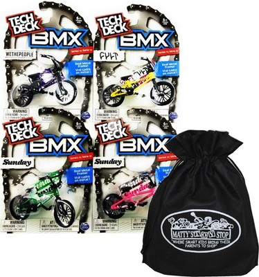 Matty'S Toy Stop Tech Deck BMX komplettes Geschenkset Paket mit Aufbewahrungstaschen -