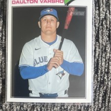 Topps 2026 Heritage  Chrome Daulton Varsho Toronto Blue Jays  Card #223 