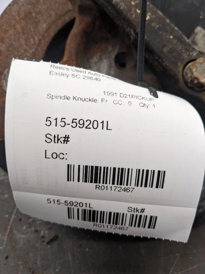 Driver Left Front Spindle/Knuckle Fits 86-97 NISSAN PICKUP 1172467 - Image 2 of 4