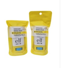 2 Pack e.l.f. elf SKIN Invisi-Stick SPF 50 Broad Spectrum Full Size BB 08/2026