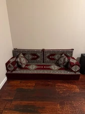 Arabic Majlis Floor Seating Set, Arabic Majlis, Turkish Sofa, Floor Cushions, Se