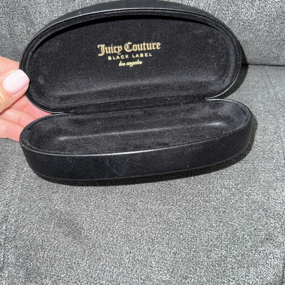 Gafas de sol Juicy Couture estuche rígido con cubierta etiqueta negra Los Ángeles Foto 3 de 4