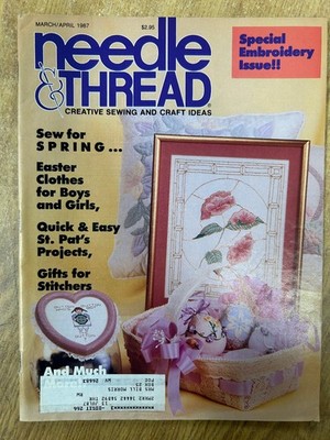 Needle & Thread Magazine Special Embroidery Issue March April 1987 Crafts