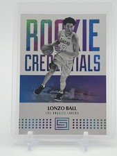LONZO BALL 2017-18 STATUS ROOKIE CREDENTIALS ROOKIE #5 LAKERS Q2091