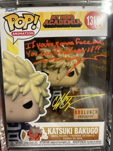 Funko Pop! Vinyl: My Hero Academia - Katsuki Bakugo  Signed By Clifford Chapin