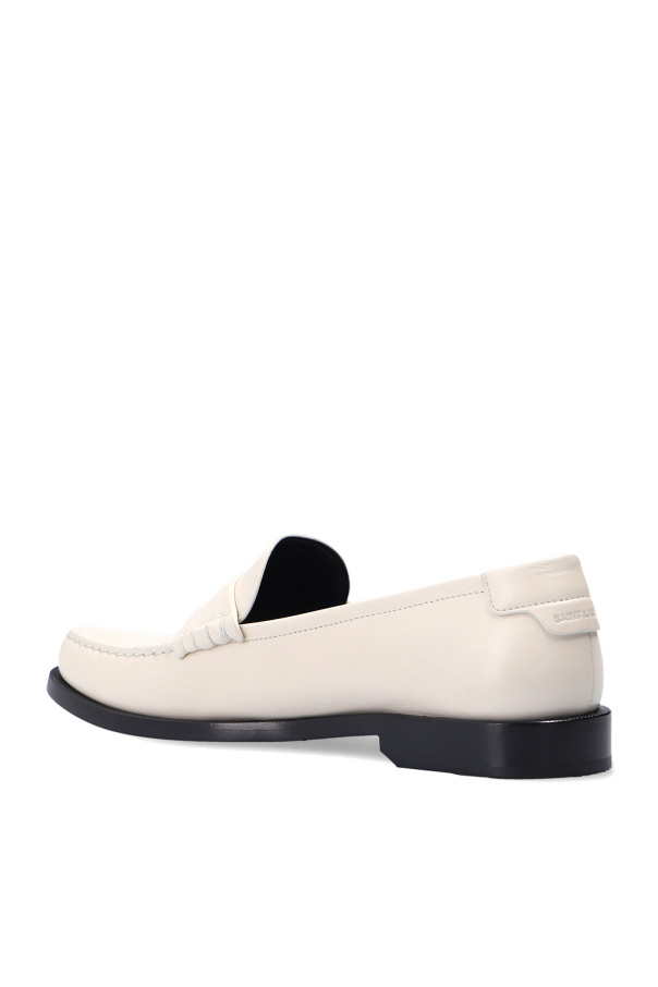 Saint Laurent - Women - Embellished loafers - Cream thumbnail 5