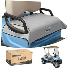 Golf Cart Seat Covers, Universal Golf Cart Seat Towel Blanket for 2 Gray