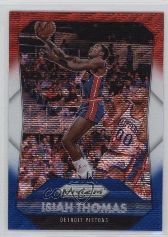 2015-16 Panini Prizm Red White & Blue Prizm Isiah Thomas #257 HOF 0k0