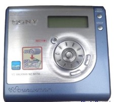 Sony Hi-MD MD Walkman - Portable Minidisc Player - Blue MZ-NH700/LM