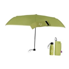 Windproof Travel Mini Umbrella - Manual Folded Length: 7.3" Lime Green Mini 