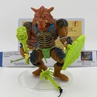 Rahzar Pink Nose & Mutatin Splinter Complete Vintage 1991 TMNT Ninja Turtles