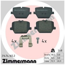 Satz Bremsbeläge Bremsklötze hinten für Toyota Supra DB | 23816473