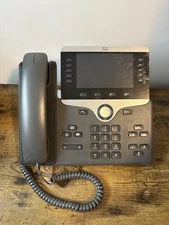 Cisco CP-8851 LCD VoIP Phone, w/ Base 5 Lines  - No Power Cord - NOS