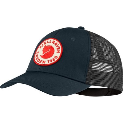 Fjallraven 1960 Logo Langtradarkeps Hat, Dark Navy, Large/X-Large
