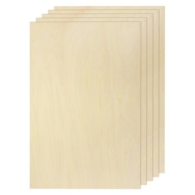 5Stk Lindenholzplatte 12'' x 18'' x 1/16'' Dünne Unbehandelte Sperrholzplatten