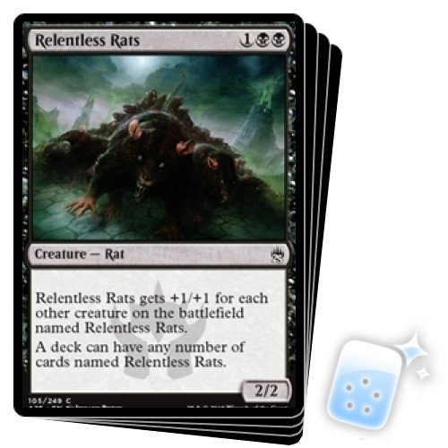 RELENTLESS RATS X4 Masters 25 Magic MTG MINT CARD | eBay
