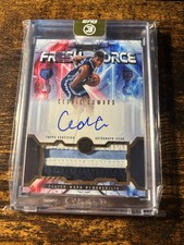 CEDRIC COWARD 2025-26 TOPPS THREE 3 FRESH FORCE ROOKIE PATCH AUTO BRONZE RC /25