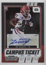 2021 Contenders Draft Picks College Campus Ticket 31/99 Tre' McKitty Auto 1b3w
