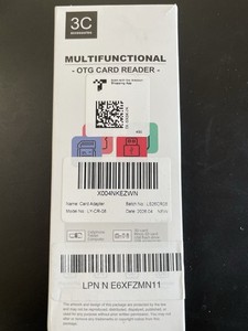 Multifunctional OTG Card Reader Model LY-CR-08, For Cell Phone, Tablet, Computer