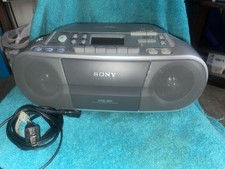 Sony CFD-801 CD Cassette Recorder Player FM/AM Radio Boombox Tested Works