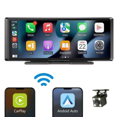 8.1 inch Car Radio Stereo Player Portable Apple CarPlay Android Auto Touchscreen
