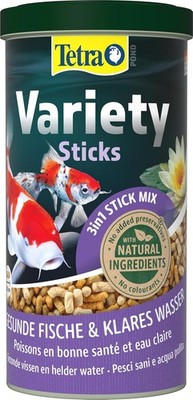 Tetra Pond Variety Sticks 1L Mix aus 3 Stick Sorten Teichfutter Vitalität