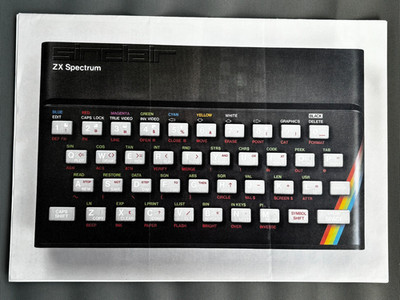 Sinclair ZX Spectrum 1982 Original Paper Promotional Material Brochures / Spec Sheet