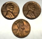 1941 P S D Lincoln Wheat Cents Penny Set of 3 Coins Lot AU/UNC 1c US Coin -3294