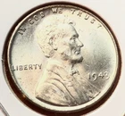 1943-P Lincoln Wheat Cent Penny GEM BU From an Original Bank Roll