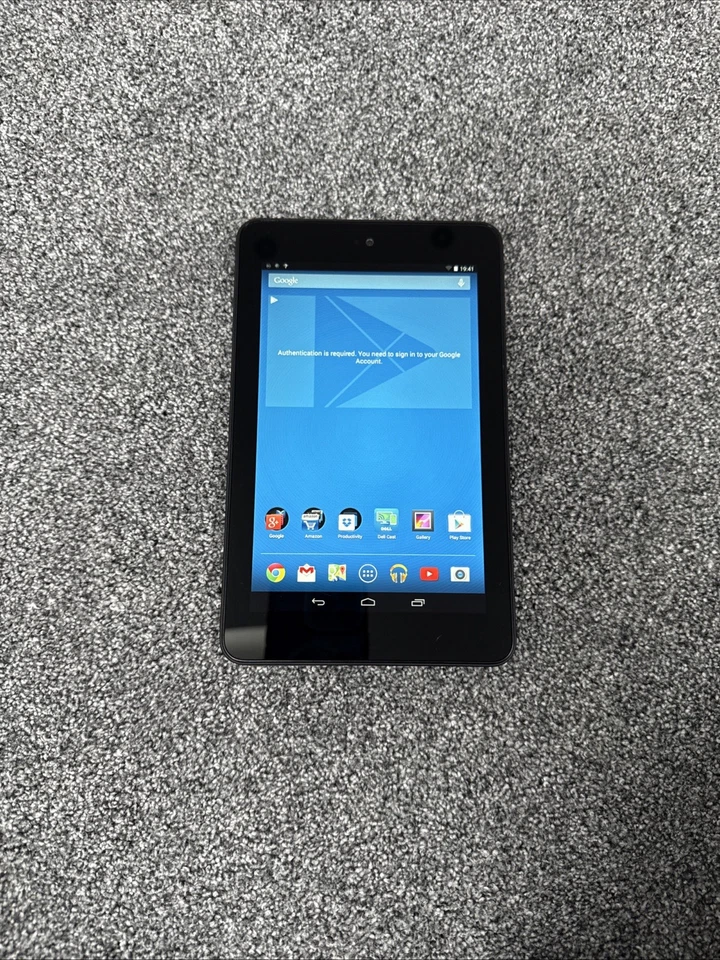 Dell Venue 7 3740 Black 7" Wi-Fi 16GB 2GB Ram  Cheap Android Tablet - Image 3 of 4