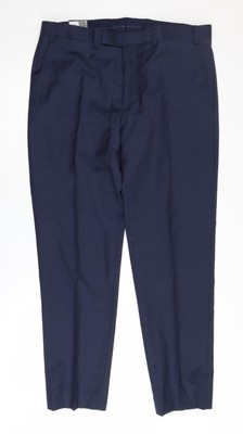Marks and Spencer Anzughose Herren Blau Größe 36