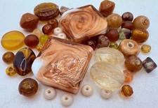 Czech Glass Lampwork Mixed Beads