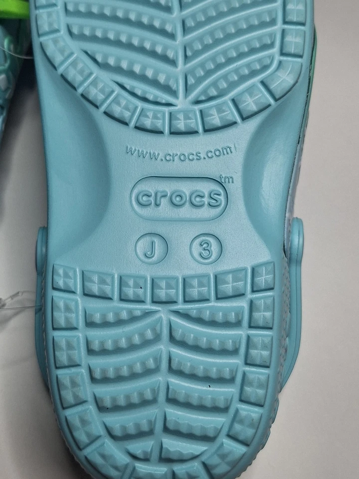 Crocs Fun Lab Frozen II Disney Анна Эльза льда синий сабо туфли Junior 3 детей J3 - Изображение 2 из 2